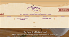 Desktop Screenshot of mannacafes.com