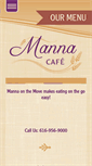 Mobile Screenshot of mannacafes.com